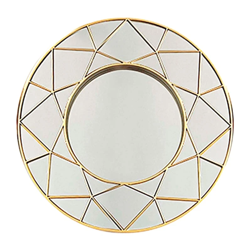 10X10 Mirrored Round 3Pc Set 4 10X10 Mirrored Round 3Pc Set - Image 2