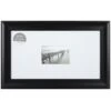 10x18 Matted To 4x6 Scoop Wall Frame, Black 1 10x18 Matted To 4x6 Scoop Wall Frame, Black -Athome Sales 10x18 matted to 4x6 scoop wall frame black