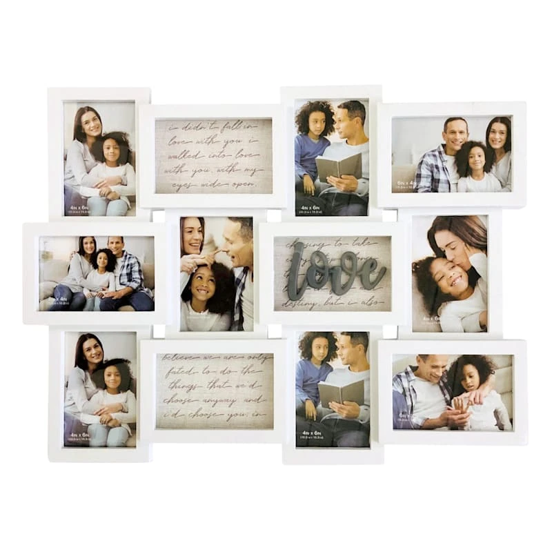 11-Opening Love White Collage Photo Frame, 23x18 3 11-Opening Love White Collage Photo Frame, 23x18