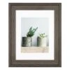 11x14 Matted To 8x10 Scoop Profile White Mat Wall Frame, Dark Grey 2 11x14 Matted To 8x10 Scoop Profile White Mat Wall Frame, Dark Grey -Athome Sales 11x14 matted to 8x10 scoop profile white mat wall frame dark grey