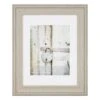 11x14 Matted To 8x10 Scoop Profile White Mat Wall Frame, Light Grey 2 11x14 Matted To 8x10 Scoop Profile White Mat Wall Frame, Light Grey -Athome Sales 11x14 matted to 8x10 scoop profile white mat wall frame light grey