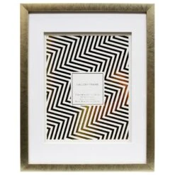 11x14 Matted To 8x10 Wall Frame, Champagne