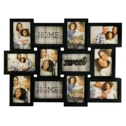 12-Opening Black Collage Photo Frame, 23x18