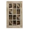 12-Opening Distressed White Window Pane Collage, 30x18 2 12-Opening Distressed White Window Pane Collage, 30x18 -Athome Sales 12 opening distressed white window pane collage 30x18 1