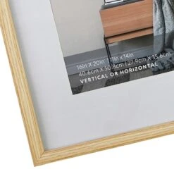 16x20 Matted To 11x14 Wall Frame, Natural 5 16x20 Matted To 11x14 Wall Frame, Natural -Athome Sales 16x20 matted to 11x14 wall frame natural 1