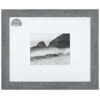 16x20 Matted To 8x10 Wide Flat Profile With White Mat Wall Frame, Grey 1 16x20 Matted To 8x10 Wide Flat Profile With White Mat Wall Frame, Grey -Athome Sales 16x20 matted to 8x10 wide flat profile with white mat wall frame grey