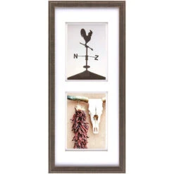 2-Opening Pick & Mix Blackwash Photo Frame, 9x20