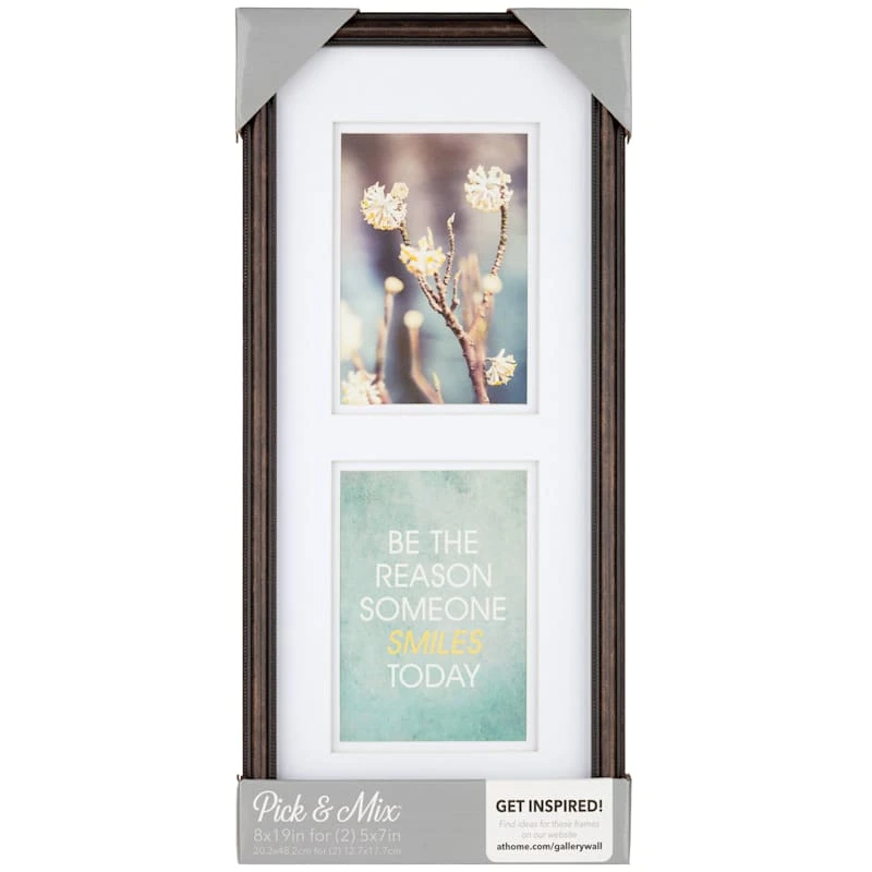 2-Opening Pick & Mix Bronze Dome With White Mat Photo Frame, 9x11 4 2-Opening Pick & Mix Bronze Dome With White Mat Photo Frame, 9x11 - Image 2