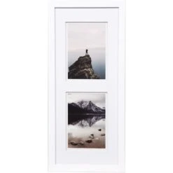 2-Opening Pick & Mix White Photo Frame, 5x7