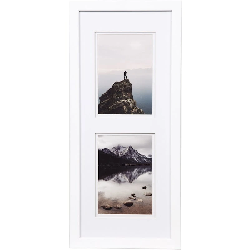 2-Opening Pick & Mix White Photo Frame, 5x7 3 2-Opening Pick & Mix White Photo Frame, 5x7
