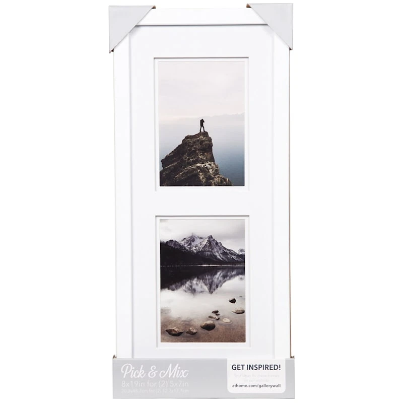2-Opening Pick & Mix White Photo Frame, 5x7 4 2-Opening Pick & Mix White Photo Frame, 5x7 - Image 2