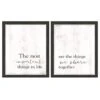 2-Piece Framed Sentiment Wood Sign Set Wall Sign, 16x20 1 2-Piece Framed Sentiment Wood Sign Set Wall Sign, 16x20 -Athome Sales 2 piece framed sentiment wood sign set wall sign 16x20 1