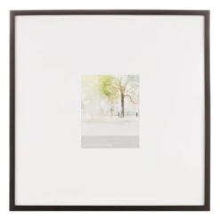 25x25 Matted To 8x10 Wall Frame, Black