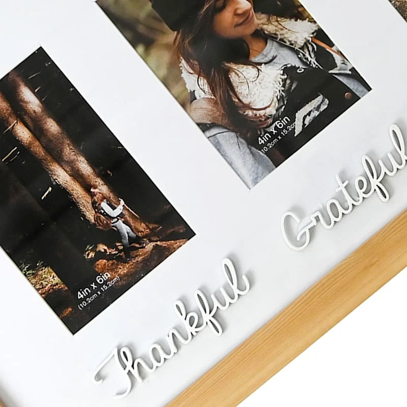 3-Opening Grateful, Thankful & Blessed Collage Frame, 20x12 4 3-Opening Grateful, Thankful & Blessed Collage Frame, 20x12 - Image 2