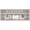 3-Opening Greywash Plank With Blessed Cutout Word Clip Collage Frame 1 3-Opening Greywash Plank With Blessed Cutout Word Clip Collage Frame -Athome Sales 3 opening greywash plank with blessed cutout word clip collage frame