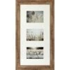 3-Photo Frame & Matted Driftwood, 12x24 1 3-Photo Frame & Matted Driftwood, 12x24 -Athome Sales 3 photo frame matted driftwood 12x24 1