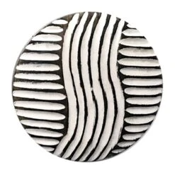 3-Piece Carved Black & White Decorative Wall Plates, 12" 10 3-Piece Carved Black & White Decorative Wall Plates, 12" -Athome Sales 3 piece carved black white decorative wall plates 12 3