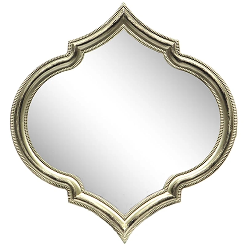 3-Piece Champagne Wall Mirror Set, 10" 4 3-Piece Champagne Wall Mirror Set, 10" - Image 2