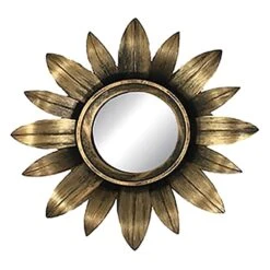 3-Piece Gold Accent Wall Mirror Set -Athome Sales 3 piece gold accent wall mirror set 3