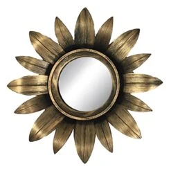 3-Piece Gold Accent Wall Mirror Set -Athome Sales 3 piece gold accent wall mirror set 5