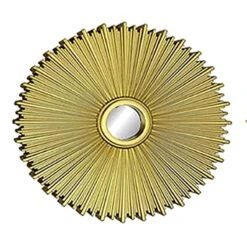 3-Piece Gold Wall Mirror Set, 10" 9 3-Piece Gold Wall Mirror Set, 10" -Athome Sales 3 piece gold wall mirror set 10 2