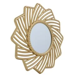 3-Piece Gold Wall Mirror Set -Athome Sales 3 piece gold wall mirror set 15