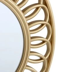 3-Piece Gold Wall Mirror Set -Athome Sales 3 piece gold wall mirror set 17