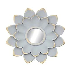 3-Piece Grey Floral Accent Wall Mirror Set -Athome Sales 3 piece grey floral accent wall mirror set 2