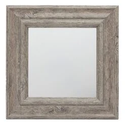 3-Piece Light Grey Square Wall Mirror Set, 10" 5 3-Piece Light Grey Square Wall Mirror Set, 10" -Athome Sales 3 piece light grey square wall mirror set 10 1