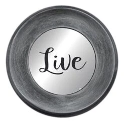 3-Piece Live, Love, Laugh Silver Framed Wall Mirror Set, 10" 9 3-Piece Live, Love, Laugh Silver Framed Wall Mirror Set, 10" -Athome Sales 3 piece live love laugh silver framed wall mirror set 10 2
