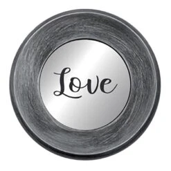 3-Piece Live, Love, Laugh Silver Framed Wall Mirror Set, 10" 10 3-Piece Live, Love, Laugh Silver Framed Wall Mirror Set, 10" -Athome Sales 3 piece live love laugh silver framed wall mirror set 10 3