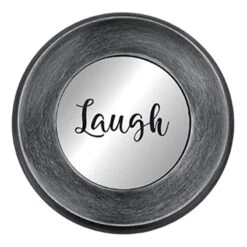 3-Piece Live, Love, Laugh Silver Framed Wall Mirror Set, 10" 11 3-Piece Live, Love, Laugh Silver Framed Wall Mirror Set, 10" -Athome Sales 3 piece live love laugh silver framed wall mirror set 10 4