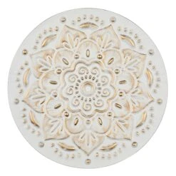 3-Piece Metal Medallion Wall Decor, 16" 7 3-Piece Metal Medallion Wall Decor, 16" -Athome Sales 3 piece metal medallion wall decor 16 2