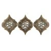 3-Piece Ornate Bronze Wall Mirror Set, 18x24 2 3-Piece Ornate Bronze Wall Mirror Set, 18x24 -Athome Sales 3 piece ornate bronze wall mirror set 18x24 1