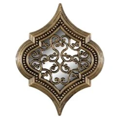 3-Piece Ornate Bronze Wall Mirror Set, 18x24 -Athome Sales 3 piece ornate bronze wall mirror set 18x24 2