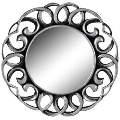 3-Piece Ornate Decorative Wall Mirror Set, 10" 15 3-Piece Ornate Decorative Wall Mirror Set, 10" -Athome Sales 3 piece ornate decorative wall mirror set 10 6