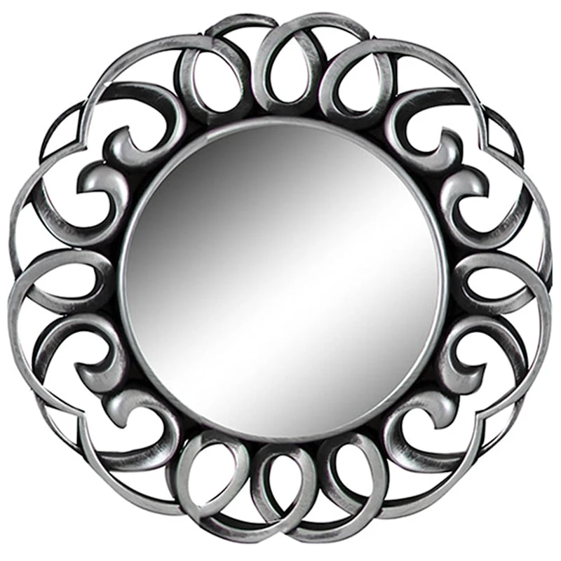 3-Piece Ornate Decorative Wall Mirror Set, 10" 9 3-Piece Ornate Decorative Wall Mirror Set, 10" - Image 7