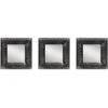 3-Piece Silver Distressed Wall Mirror Set, 10" 1 3-Piece Silver Distressed Wall Mirror Set, 10" -Athome Sales 3 piece silver distressed wall mirror set 10