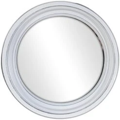 3-Piece Whitewashed Round Wall Mirror Set, 10" 10 3-Piece Whitewashed Round Wall Mirror Set, 10" -Athome Sales 3 piece whitewashed round wall mirror set 10 3