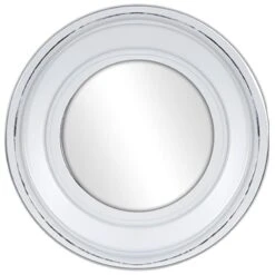 3-Piece Whitewashed Round Wall Mirror Set, 10" 11 3-Piece Whitewashed Round Wall Mirror Set, 10" -Athome Sales 3 piece whitewashed round wall mirror set 10 4
