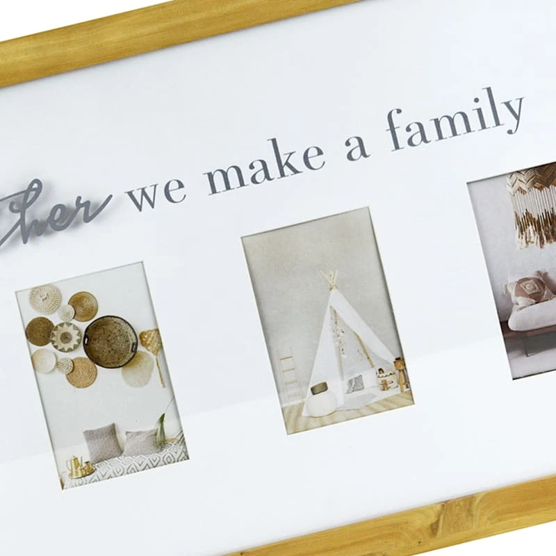 4-Opening Together Family Collage Frame, 30x16 4 4-Opening Together Family Collage Frame, 30x16 - Image 2