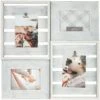 4-Opening Whitewash Dimensional Collage With Two 5x7 Photo Clips 1 4-Opening Whitewash Dimensional Collage With Two 5x7 Photo Clips -Athome Sales 4 opening whitewash dimensional collage with two 5x7 photo clips
