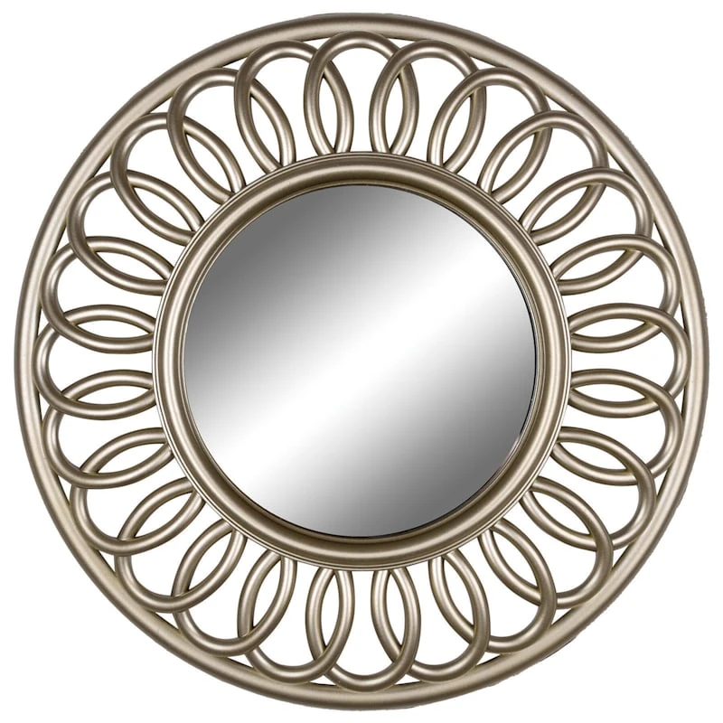 5-Piece Framed Round Wall Mirror Set 4 5-Piece Framed Round Wall Mirror Set - Image 2
