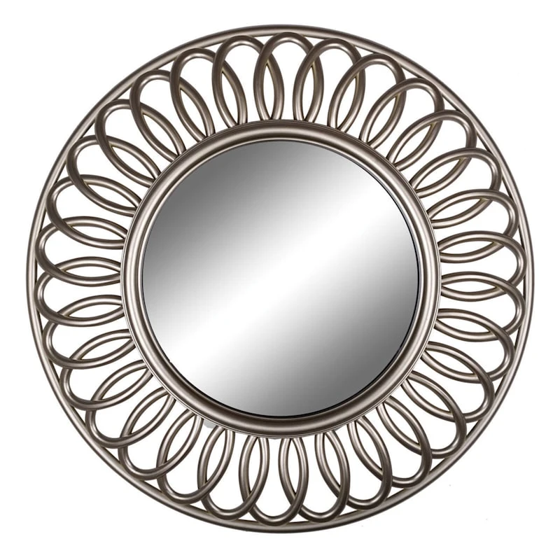 5-Piece Framed Round Wall Mirror Set 5 5-Piece Framed Round Wall Mirror Set - Image 3