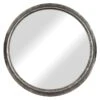 Aged Zinc Round Wall Mirror, 30" 1 Aged Zinc Round Wall Mirror, 30" -Athome Sales aged zinc round wall mirror 30