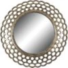 Antique Gold With Open Frame Round Wall Mirror, 16" 2 Antique Gold With Open Frame Round Wall Mirror, 16" -Athome Sales antique gold with open frame round wall mirror 16