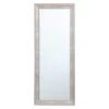Antiqued Silver Barb Framed Wall Mirror, 24x58 1 Antiqued Silver Barb Framed Wall Mirror, 24x58 -Athome Sales antiqued silver barb framed wall mirror 24x58 1