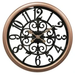 Arabic Cutout Wall Clock, 18"