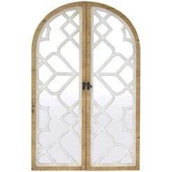Arch Window Overlay Wall Mirror, 27x43