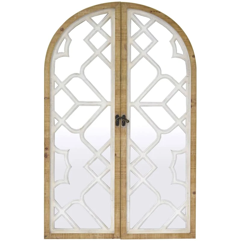 Arch Window Overlay Wall Mirror, 27x43 3 Arch Window Overlay Wall Mirror, 27x43